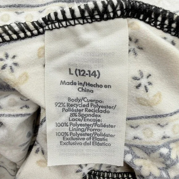 No Boundaries Lace Bodice Tiered Maxi Dress Floral Boho Black Tan L Cottagecore - Picture 6 of 7